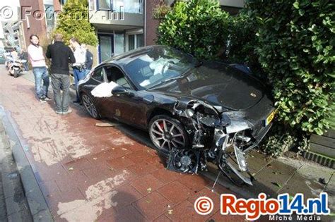 Car Crash First Porsche 911 991 Wrecked In The Netherlands Gtspirit