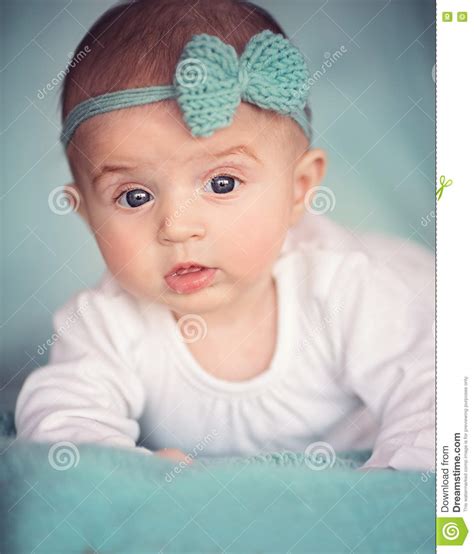 Child People And Happiness Concept Adorable Baby Stock Photo Image