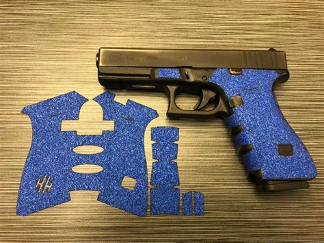 Handleitgrips Blue Sandpaper Gun Grip Tape Wrap For Glock 17 22 34