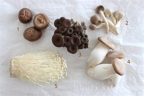 Koreas Most Common Mushrooms · Bburi Kitchen