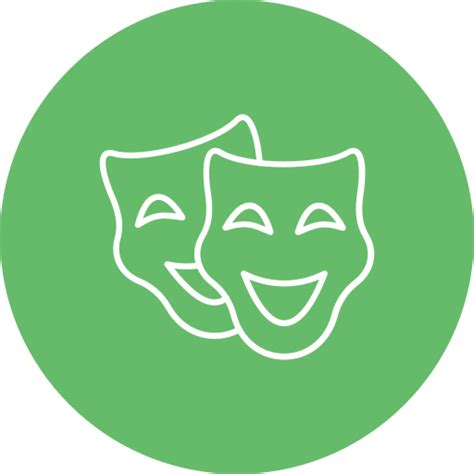 Theater Masks Generic Flat Icon
