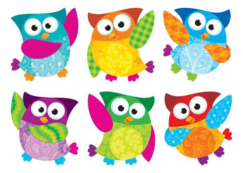 Mini Owl Stars Clip Art Library