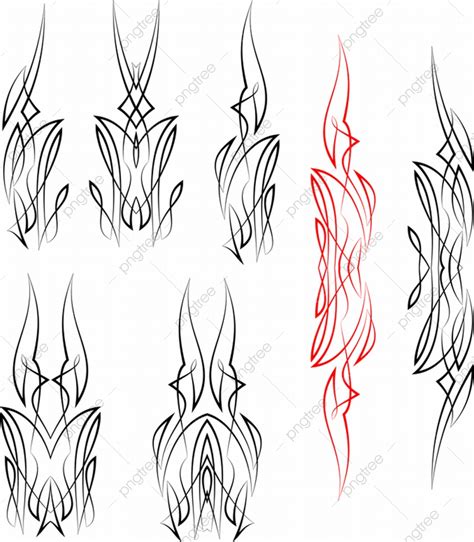 Pinstripe Vector Design Images Pinstripe Design Vinyl Ready Vector