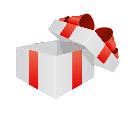 Opened T Box With Ribbon 1312414 Vector Art At Vecteezy