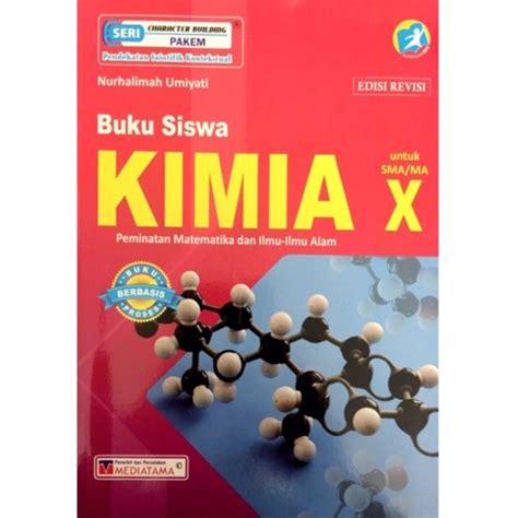 Buku Siswa Kimia Kelas X Sma Ma K Revisi Mediatama Shopee