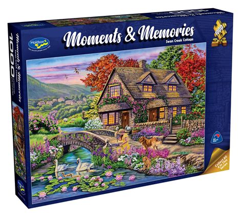 Holdson 1000 Piece Puzzle Creek Cottage Board Game At Mighty Ape Nz