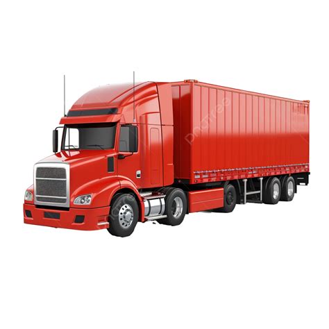 Semi Truck With Container Semi Truck Cargo Truck Shipping Container