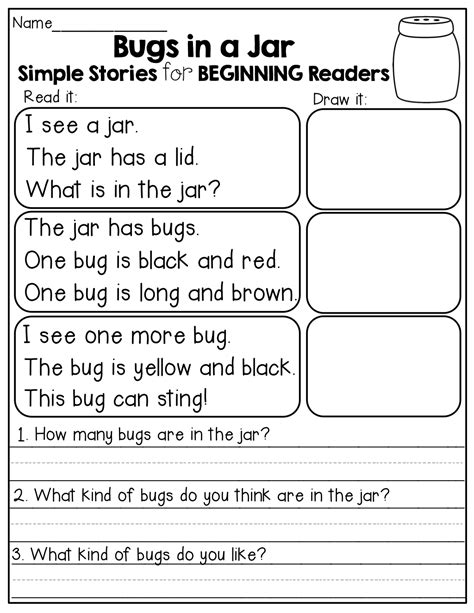 Grade 2 Reading Comprehension Worksheets Printable Worksheet