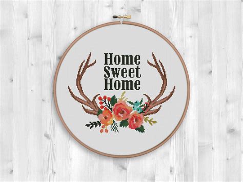 With over 200 designs, you'll find something here that is perfect for your next cross stitch project. BOGO FREE! Deer Cross Stitch Pattern, Wild Deer Antlers ...