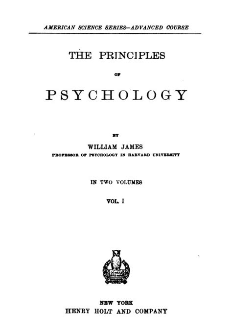 The Project Gutenberg Ebook Of The Principles Of Psychology By William