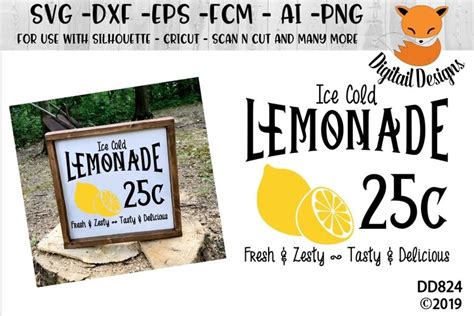 Download Lemonade Sign SVG for Silhouette, Cricut, Scan N Cut ...