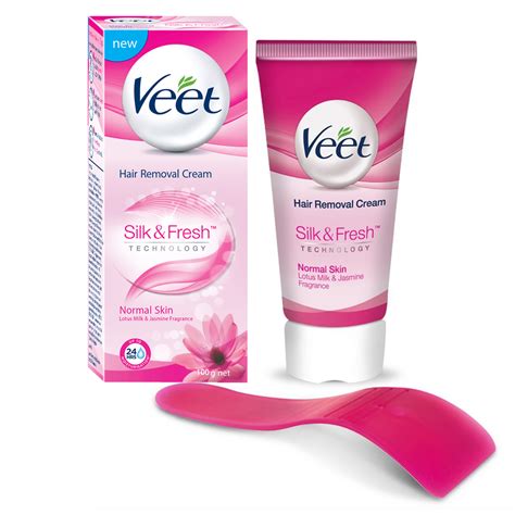 Veet hair removal cream for legs bikni line armpit arms for women 100 gm. Veet Hair Removal Cream 100 gm Normal Skin - ShahebBiBi.com