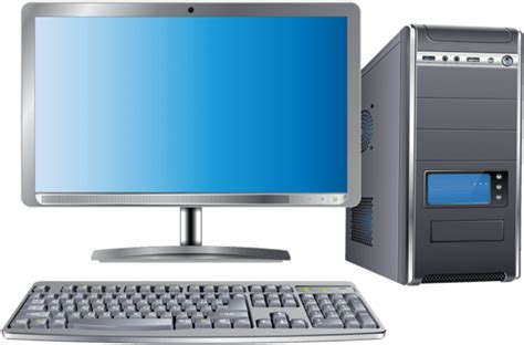 Download Computer Set Transparent Png Clip Art Image Desktop Pc Icon