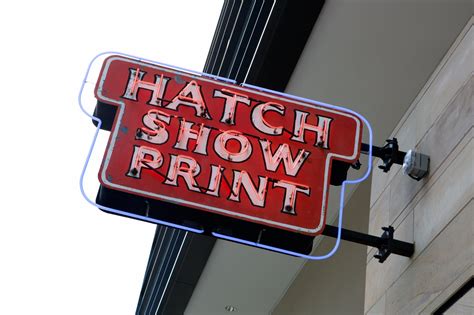Hatch Show Print In Nashville Hatch Show Print 224 5th Ave S