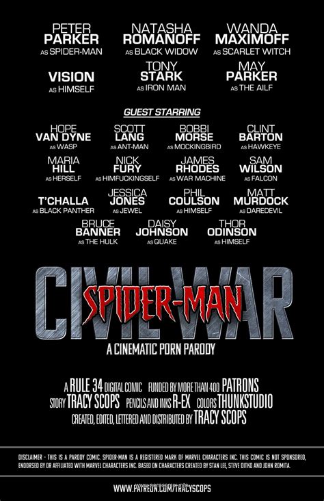 Spiderman Civil War Tracy Scops ⋆ Xxx Toons Porn