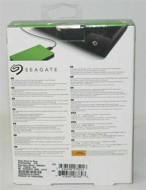 Seagate Game Drive 4tb External Hard Drive Stea4000402
