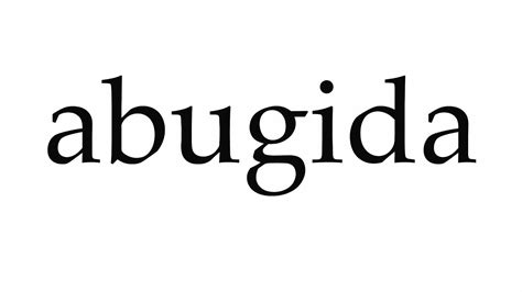 How To Pronounce Abugida Youtube