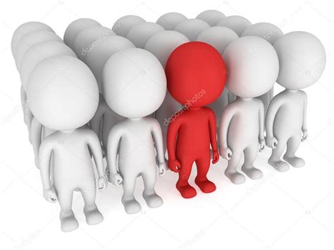 Portale di vendita online di immagini stock. gruppo di persone stilizzate stare sul bianco — Foto Stock © newb1 #49894279