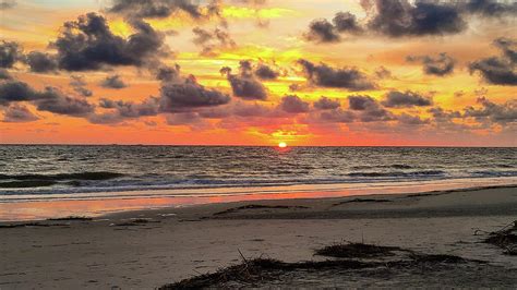 Folly Beach Sunrise Photograph By Sand Catcher Fine Art America