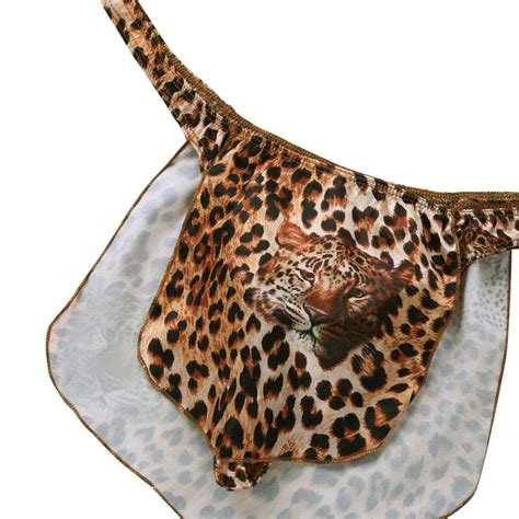 Sexy Men G String Tarzan Thong Loincloth Leopard Print Briefs Underwear Panties Ebay