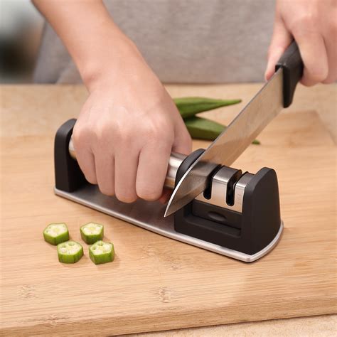 knife sharpener system kitchen knife sharpening tool kit 2 stage for chef ebay