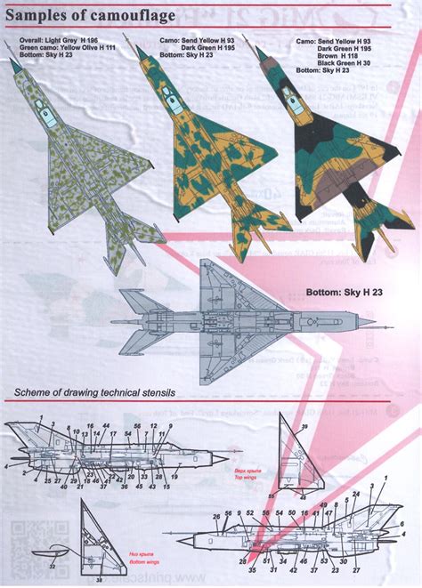 Print Scale Decals 148 Mikoyan Mig 21 Fishbed Russian Fighter Ebay