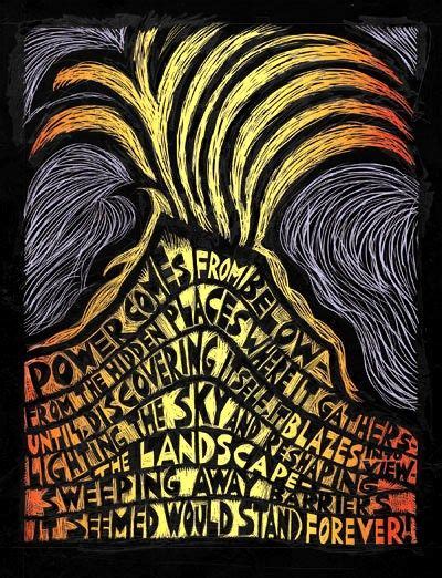Volcano Notecard Poster Art For Social Justice Ricardo Levins