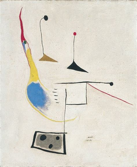 Joan Miró Pintura Sobre Fondo Blanco 1927 Joan Miro Miro
