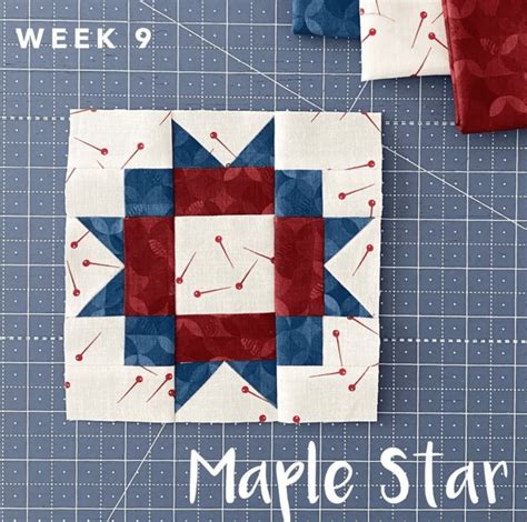 Maple Star Quilt Block Tutorials Star Quilt Blocks Quilt Block