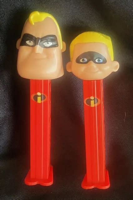 Disney Incredibles Mr Incredible And Dash Pez Dispenser Candy Toy Collectible 9 99 Picclick