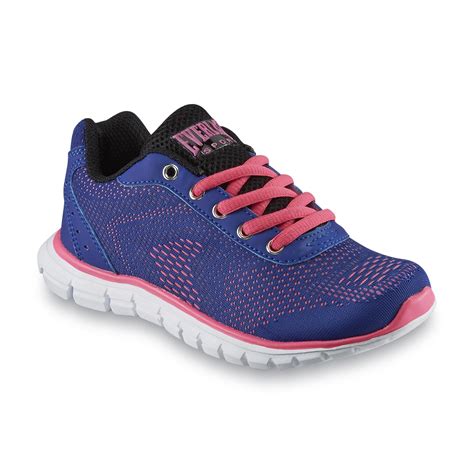 Everlast Sport Girls Driver Bluepinkblack Walking Shoe