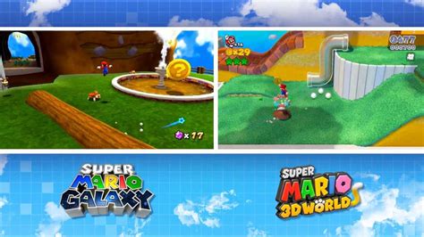 Comparison Super Mario Galaxy Vs Super Mario 3d World Youtube