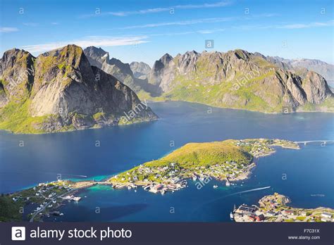 Lofoten Islands Reine Moskenes Norway Stock Photo