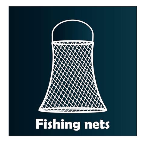 Premium Vector Fishing Net Icon Vector Illustration Template Design