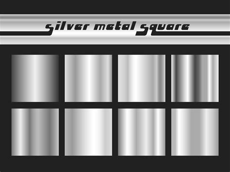 Silver Gradient Square 608611 Vector Art At Vecteezy