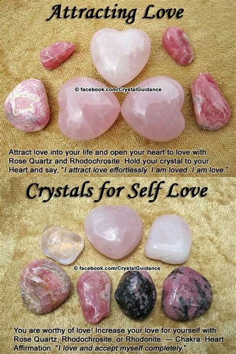 Attracting Love Crystals Crystal Healing Stones Crystals And Gemstones