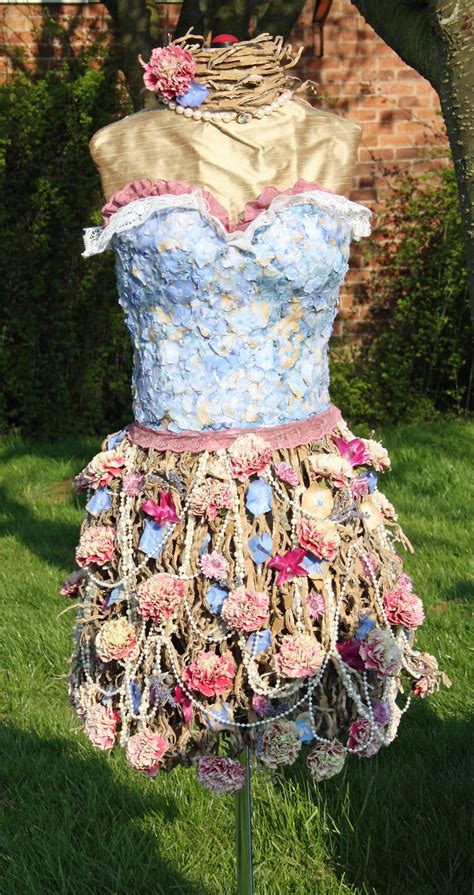 Jenny Gilman Flower Design Themed Dress For A Vintage Tea Party