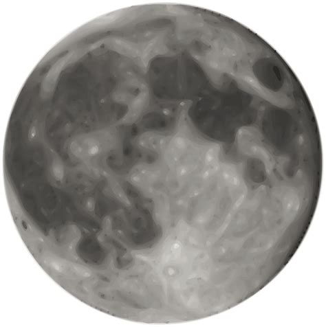 Download High Quality Moon Clipart Black And White Realistic