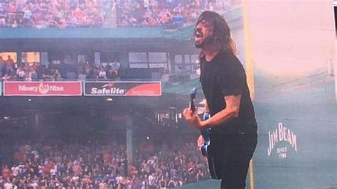 The Foo Fighters At Fenway Park
