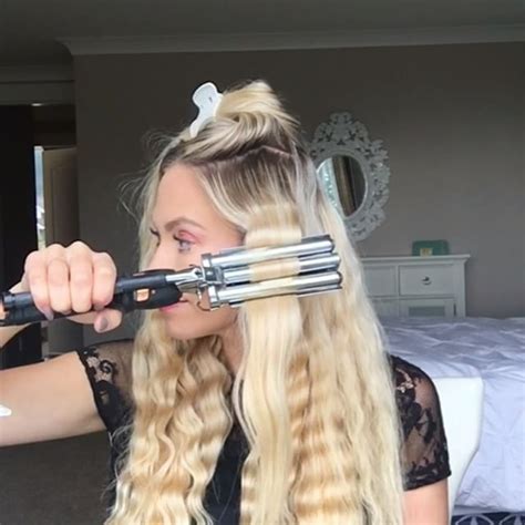 This Weeks Hairvideomonday Mermaid Curls With My 3 Barrel Curler Super