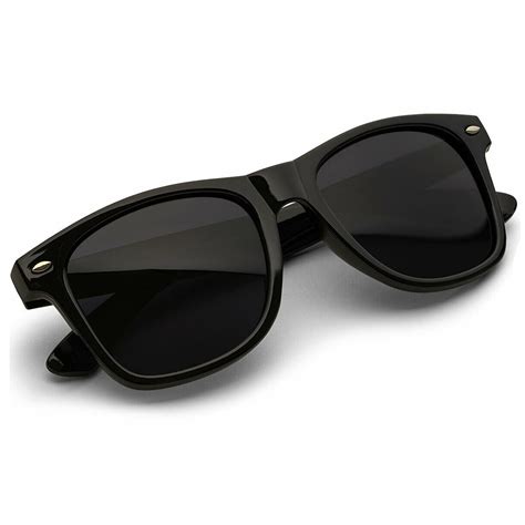 2 Pair Sunglasses Black Classic Frame Sun Shades Glasses Dark Lens Uv Protection Ebay