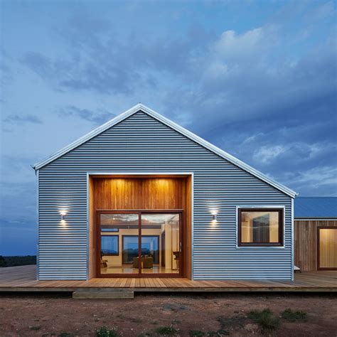 Corrugated Steel Provides Durable Facade For Rural Australian Home By Glow Design Group