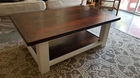 Basic Redwood Coffee Table Woodworking