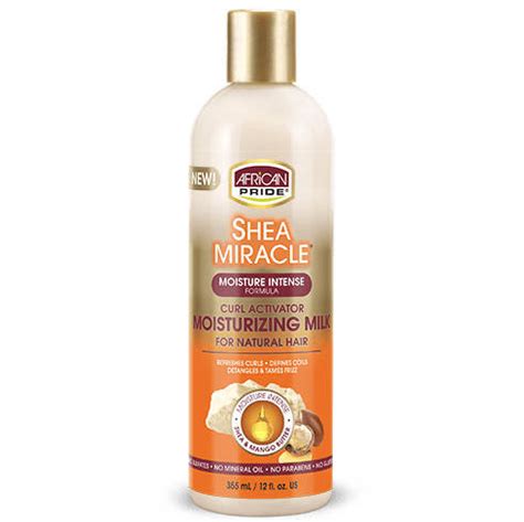 African Pride Shea Miracle Curl Activator Moisturizing Milk For
