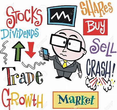 Market Clipart Trader Clip Investor Cartoon Finance