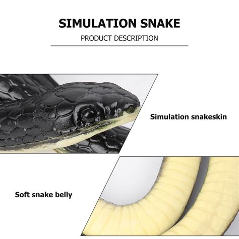 Snake Rubber Snakes Realistic Fake Pranksnake Lifelike Awaykeep Snakes