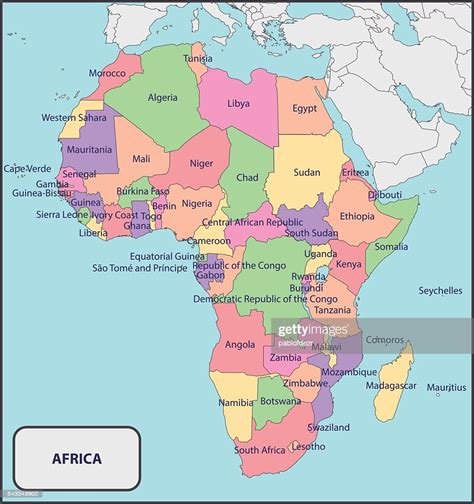 Africa Political Map Without Names Africa Map New Political Detailed