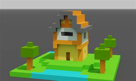My First 3d Voxel Art Made In Magicavoxel Rvoxelart