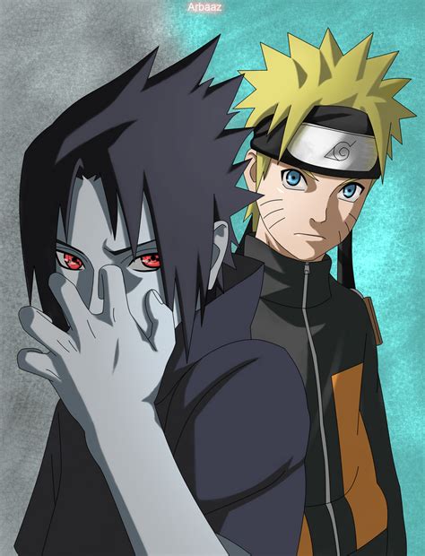 Sasuke And Naruto By Warbaaz1411 On Deviantart