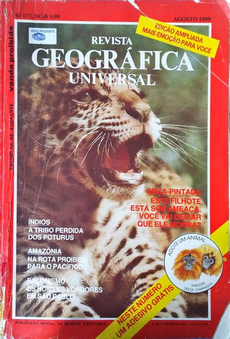Revista Geográfica Universal N° 177 Agosto 1989 Higino Cultural